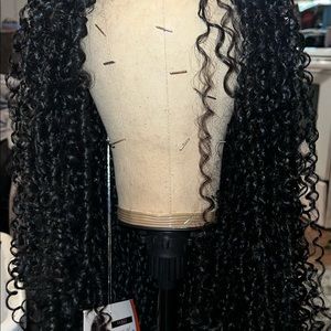 Synthetic half wig